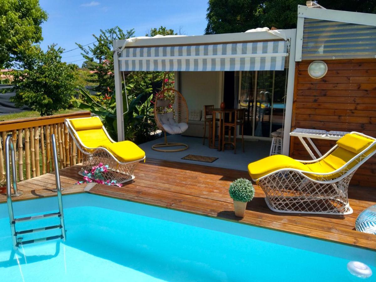 S'Cale Tropikal - Gite Cosy Avec Piscine Privee Petit-Canal Екстер'єр фото